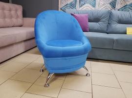 Жемчужина кресло-пуф (ярко-синий)